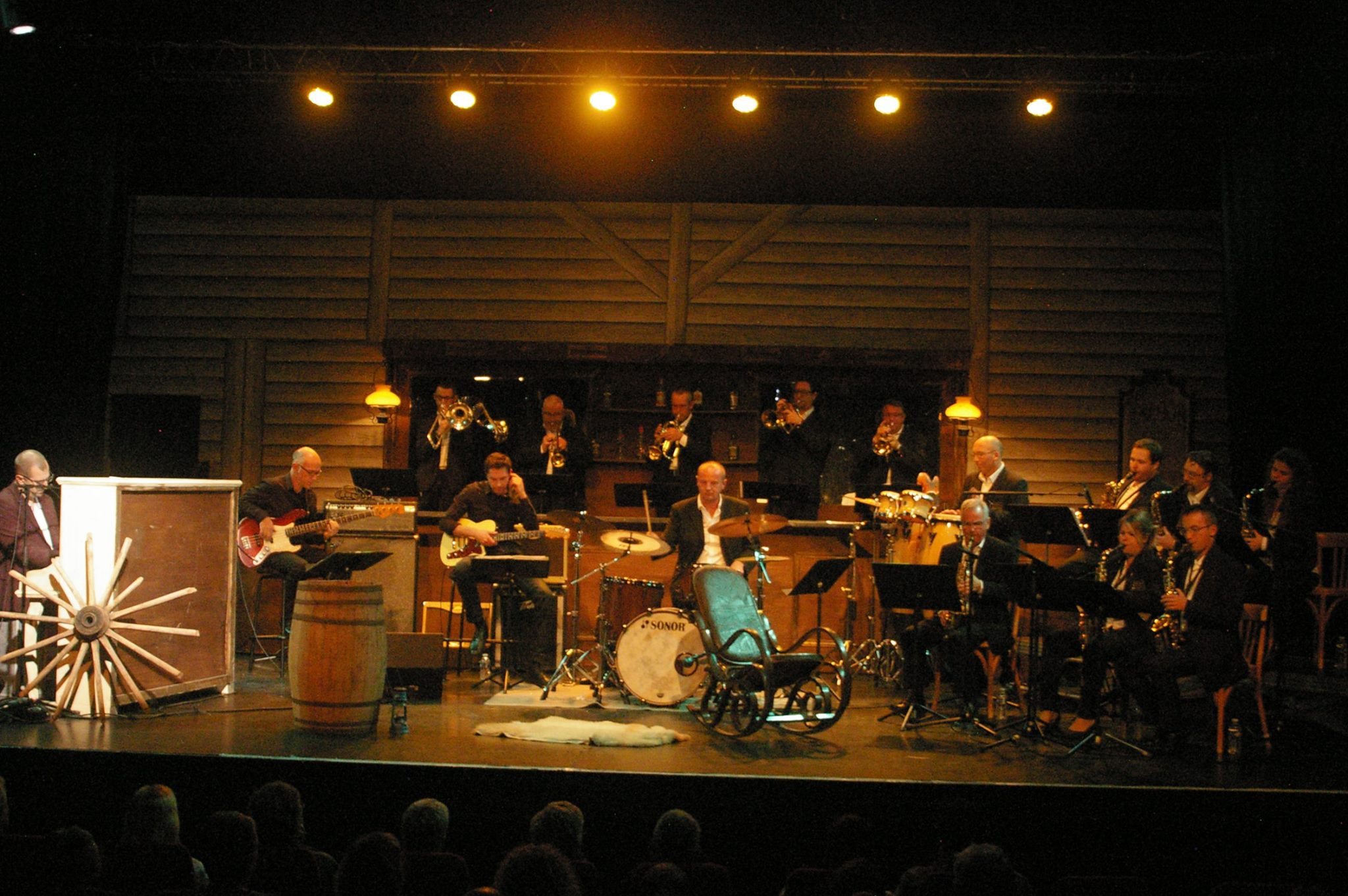 LACENH Big Band joue Eddy Mitchell au Carré Sam à Boulogne sur Mer